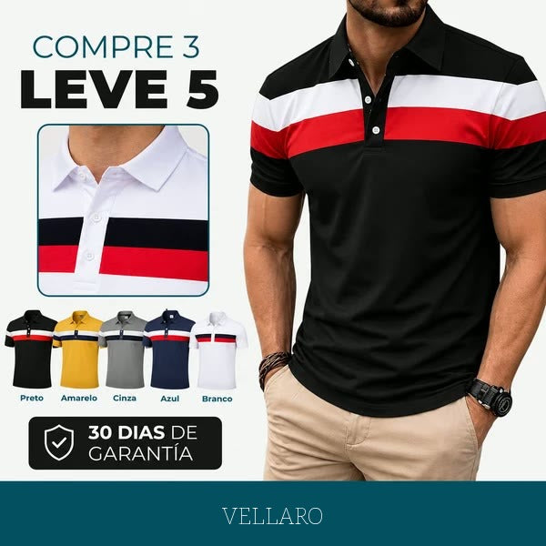 [Leve 5 e Pague 3] Camisa Masculina Lenox Premium em Algodão | Presença e Sofisticação