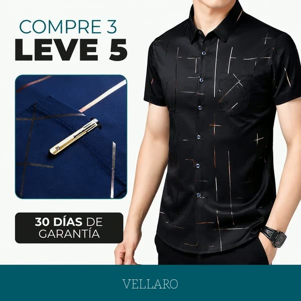 [Leve 5 e Pague 3] Camisa Masculina Lunox em Algodão Premium | Conforto e Elegância