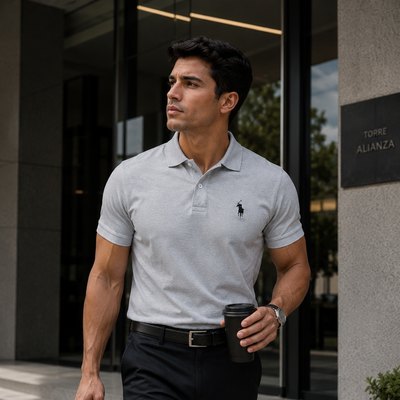 Camisa Polo Legion vista completa - Vellaro